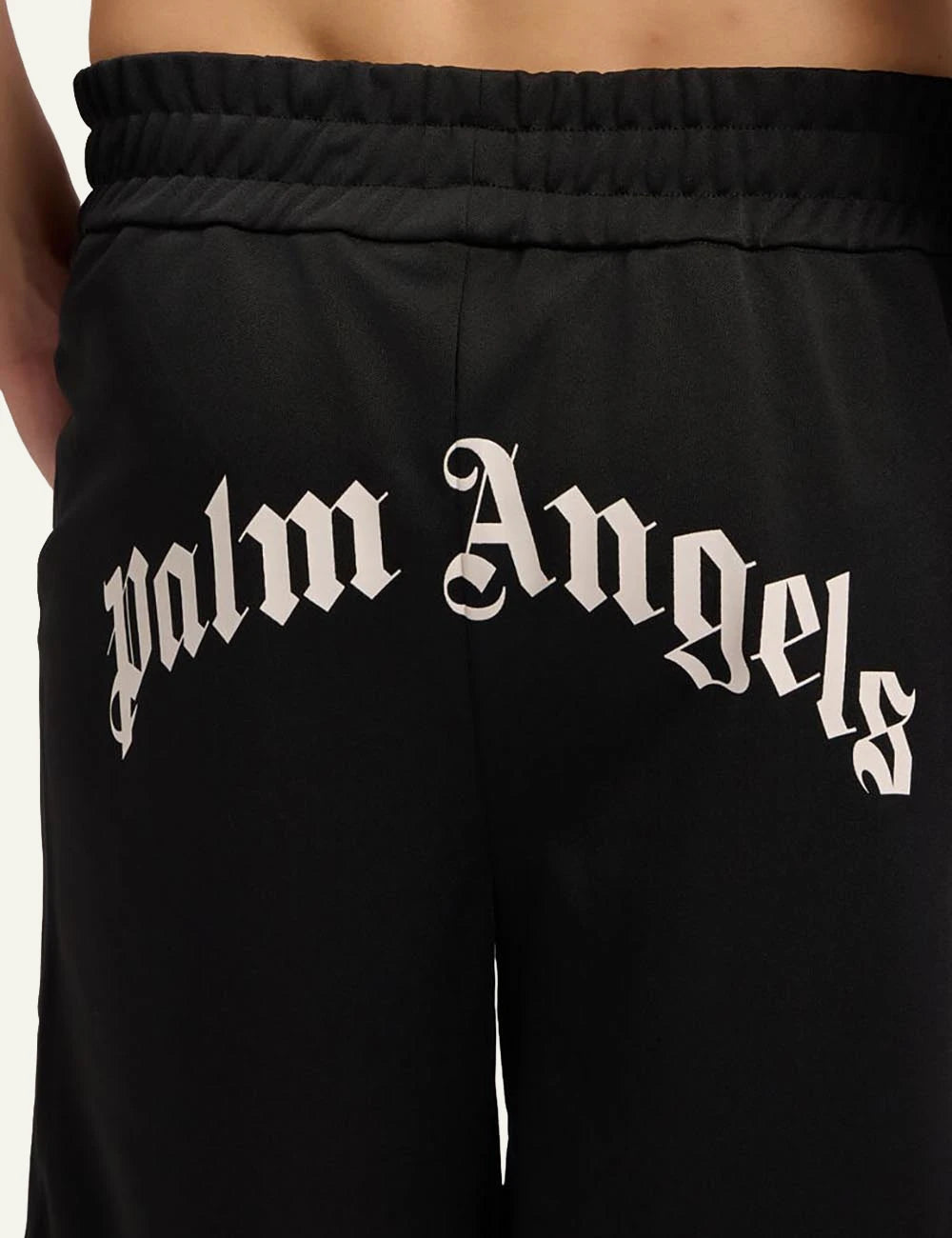 palm angels shorts black back detail view