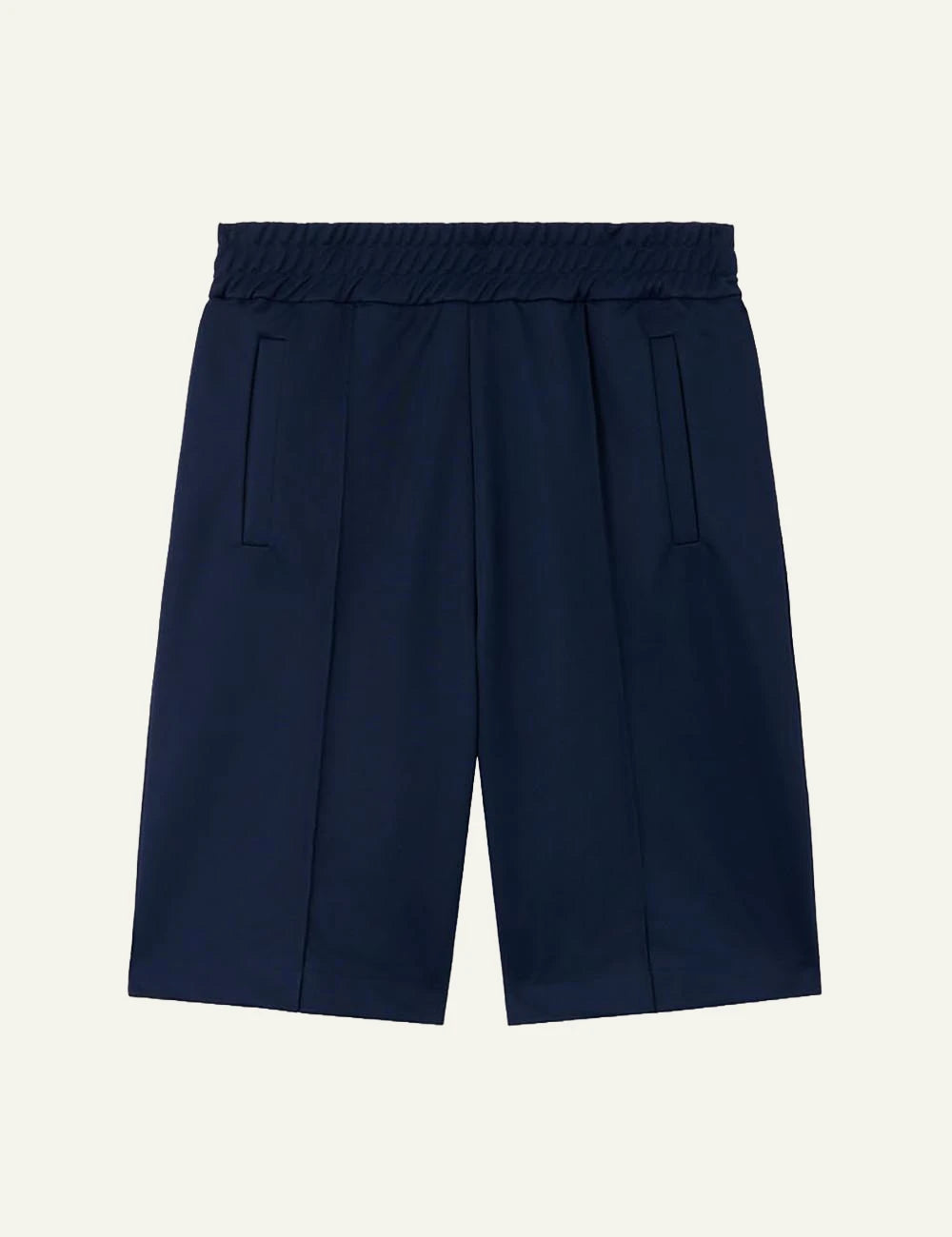 palm angels shorts navy front flat view