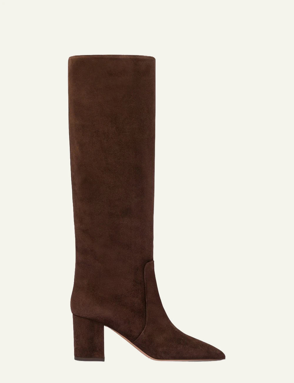 Paris Texas Anja 70 chocolate suede knee high boots
