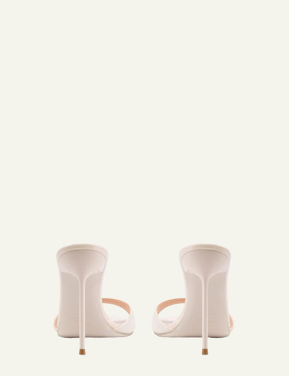 Paris Texas Lidia mule avorio  top view