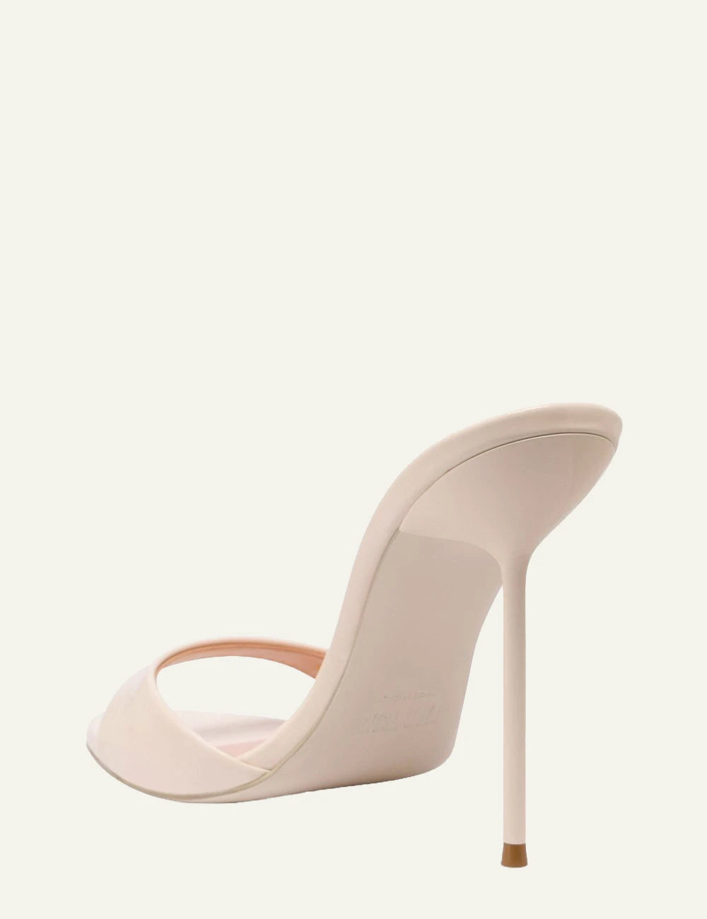 Paris Texas Lidia mule avorio  side detail view