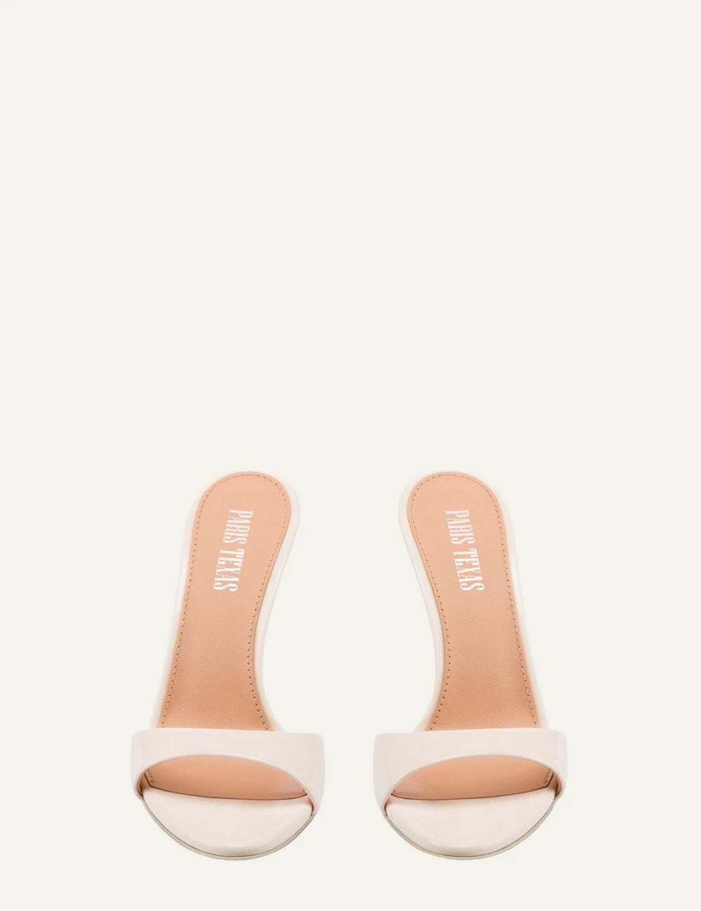 Paris Texas Lidia mule avorio  front view