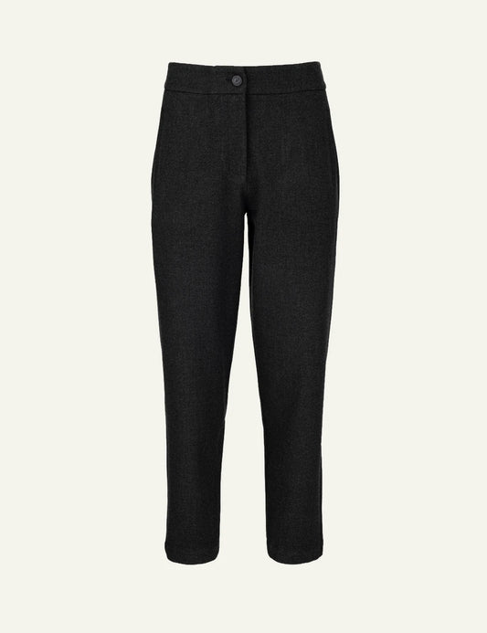 Philosophy black heavy T/R regular pants for women