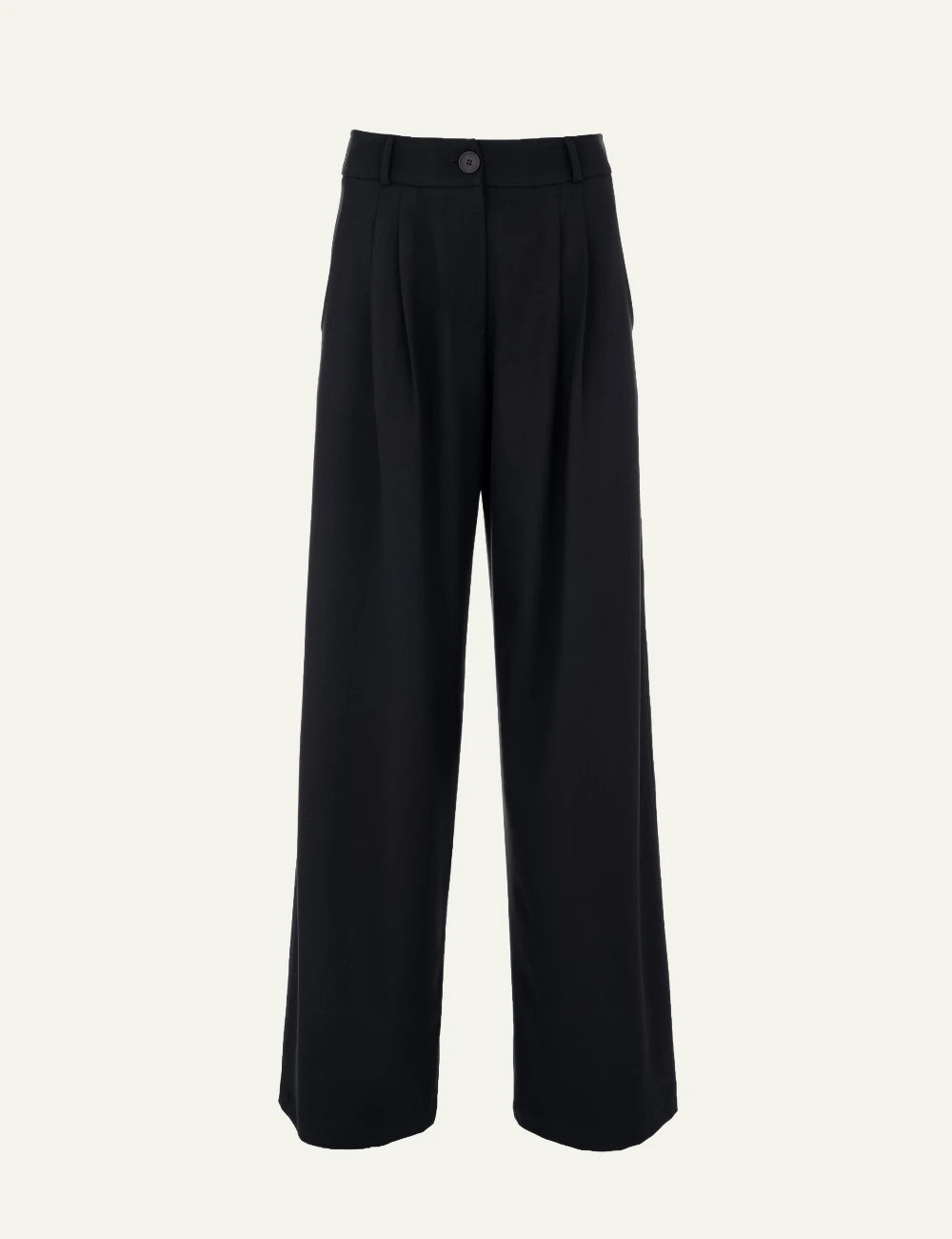 Philosophy black light T/R pleated wide leg pants for women