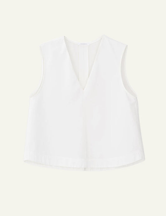 Philosophy cropped top white front view