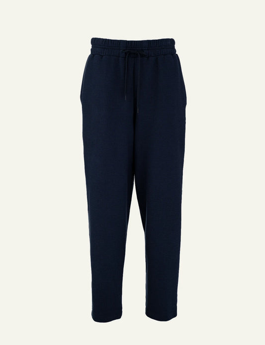 Philosophy dark blue waffle sweatpants for women