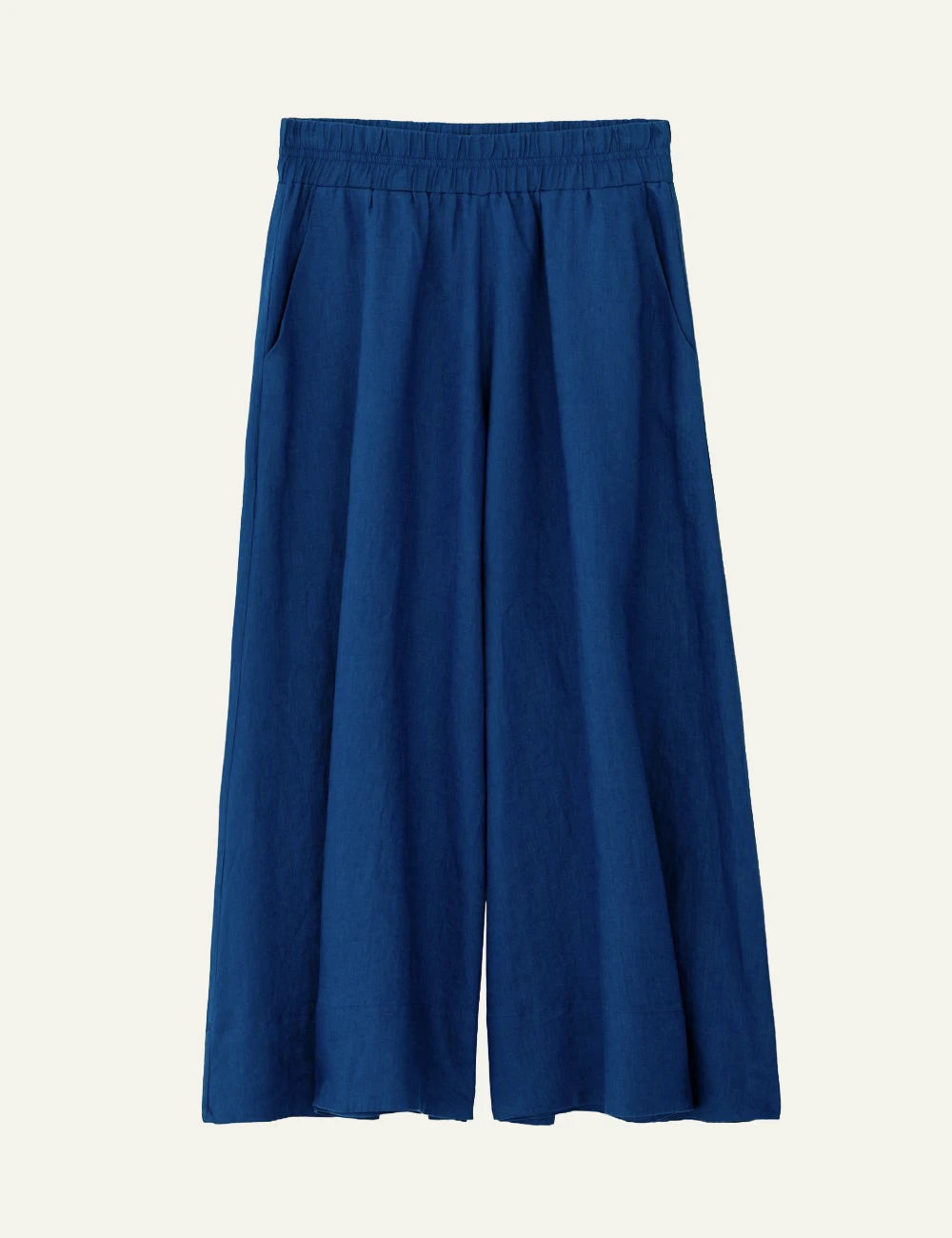 Philosophy linen jupe culotte black front relaxed fit