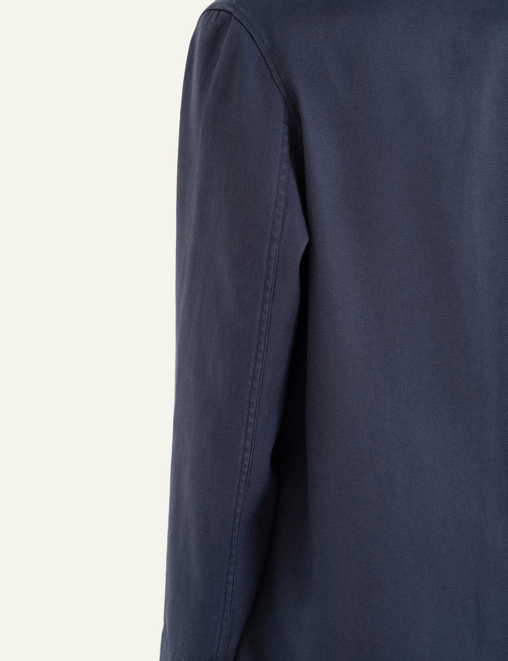 Philosophy navy blazer sleeve fabric texture detail