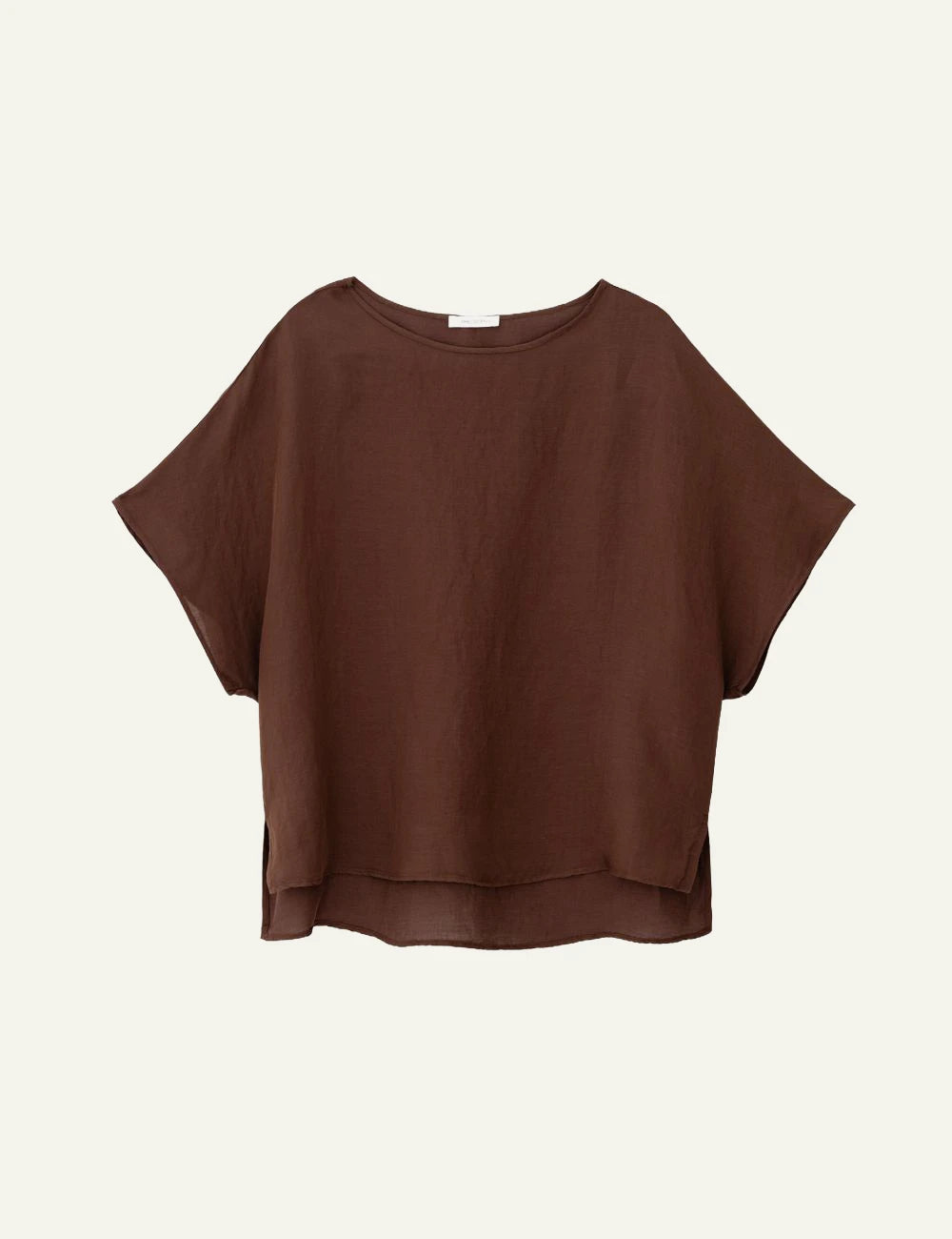 Philosophy oversized blouse brown front flat
