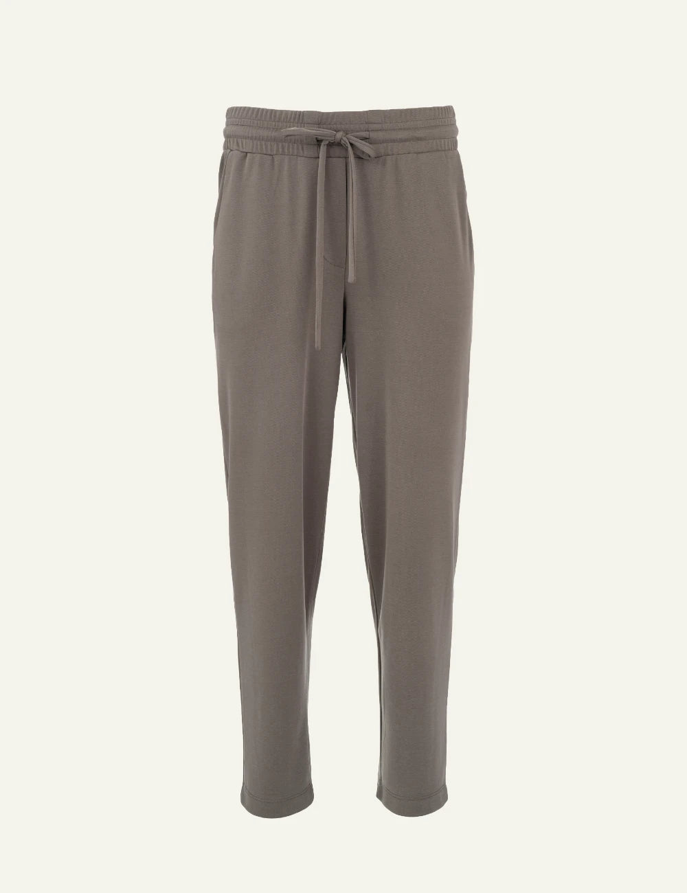 Philosophy taupe cupro pique jogger pants for women
