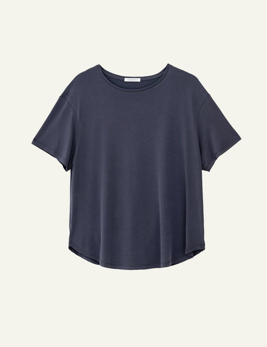 philosophy t shirt off black relaxed fit crewneck front view