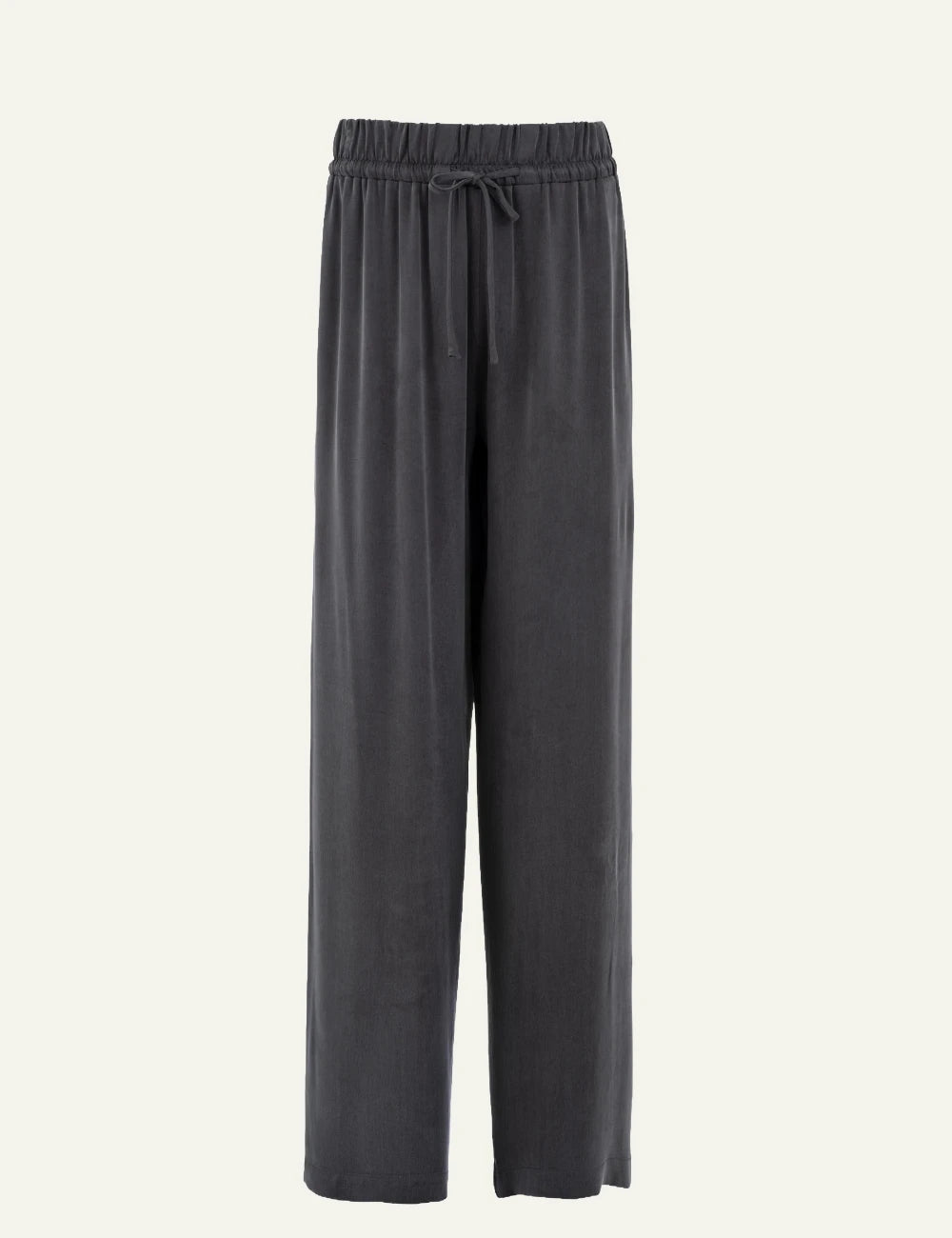 Philosophy women's anthracite cupro viscose wide leg pants