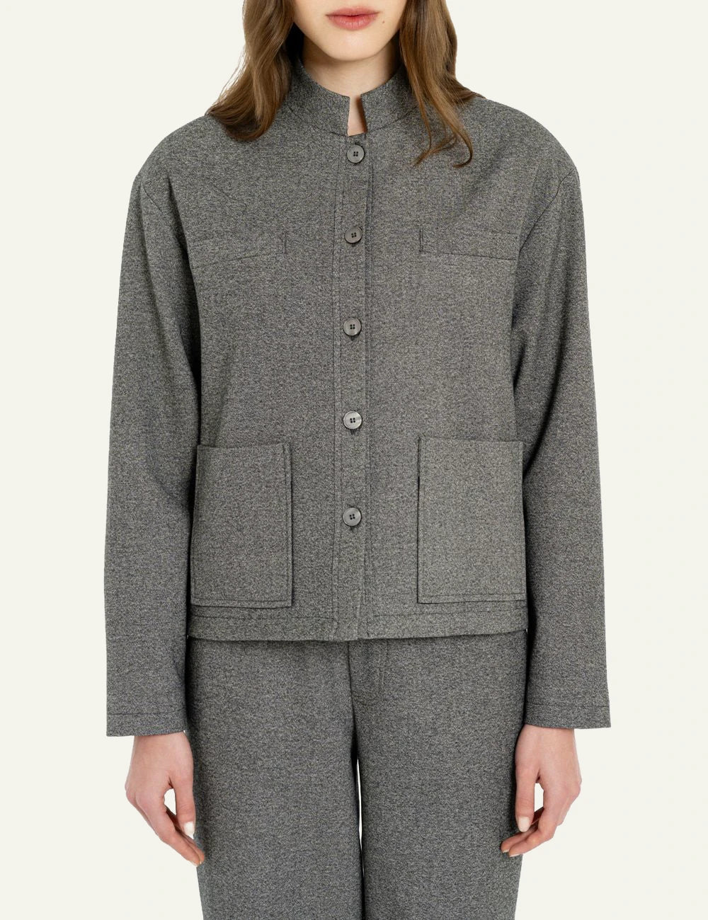 Philosophy women's anthracite heavy T/R jacket model