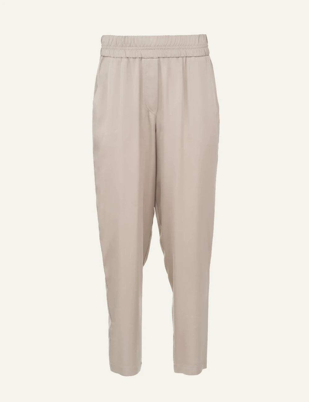Philosophy women's beige ECOVERO satin jogger pants