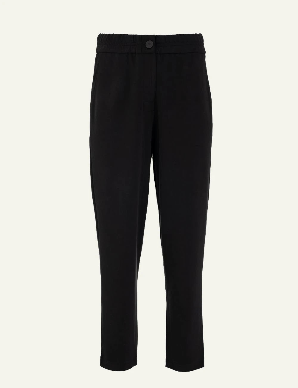 Philosophy women's black heavy rib sandwashed jogger pants