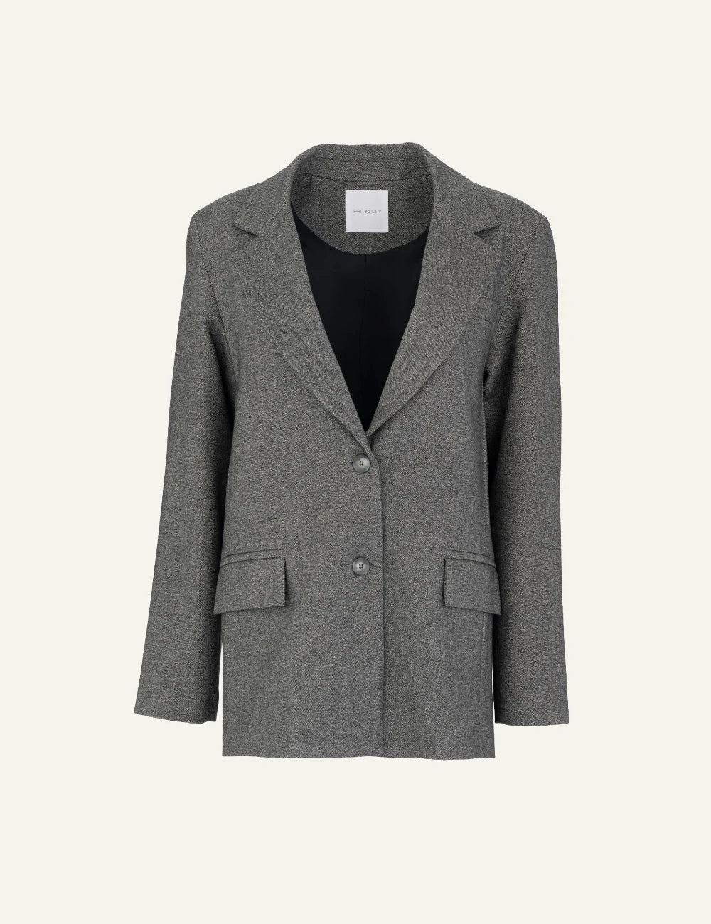 Philosophy women's anthracite heavy T/R blazer