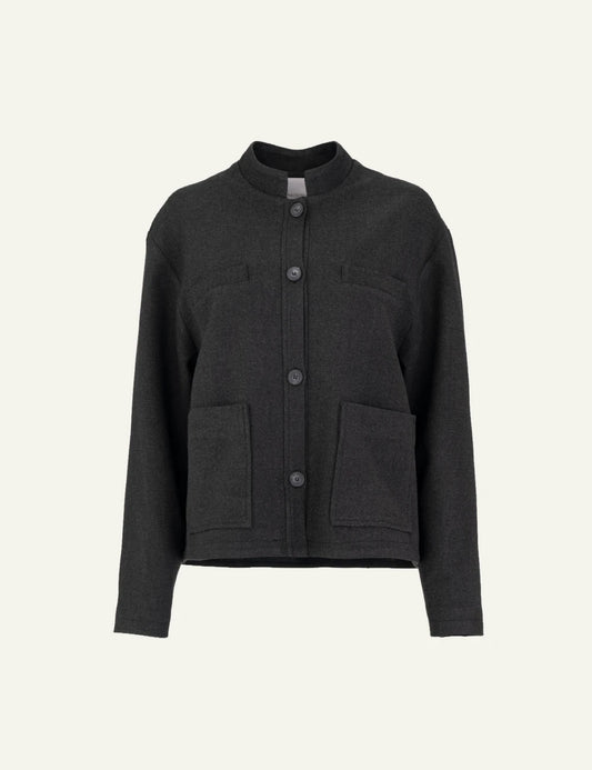 Philosophy women's black melange heavy T/R jacket