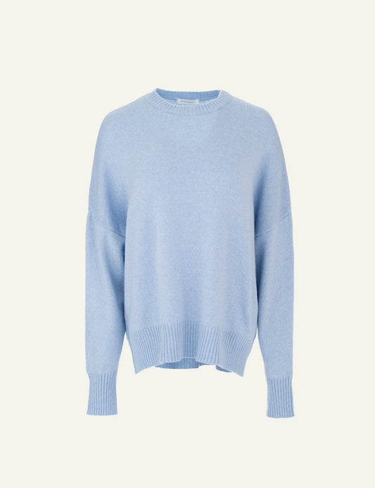 Philosophy women's ciel blue cashmere round-neck sweater