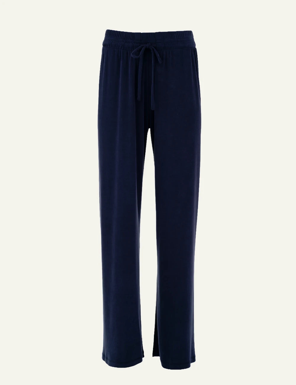 Philosophy women's dark blue rib sandwashed wide leg pants