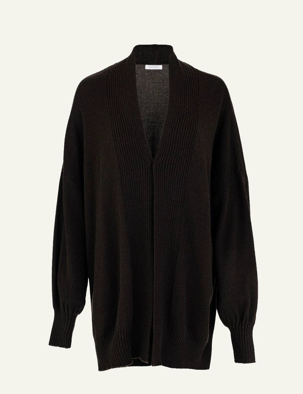 Philosophy women's dark brown cashmere long cardigan