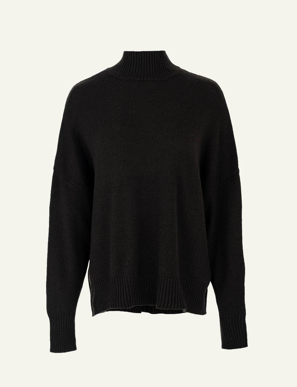Philosophy women's dark brown cashmere turtleneck sweater