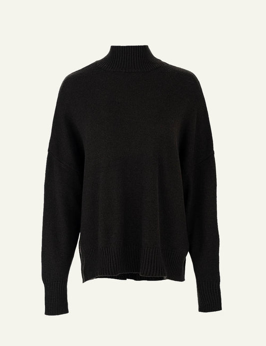 Philosophy women's dark brown cashmere turtleneck sweater