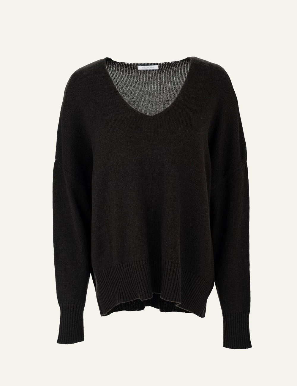 Philosophy women's dark brown cashmere V-neck sweater