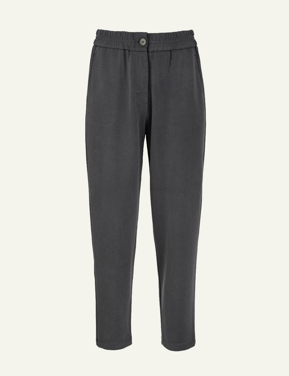 Philosophy women's grey heavy rib sandwashed jogger pants