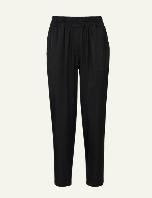 Philosophy women's off-black ECOVERO satin jogger pants