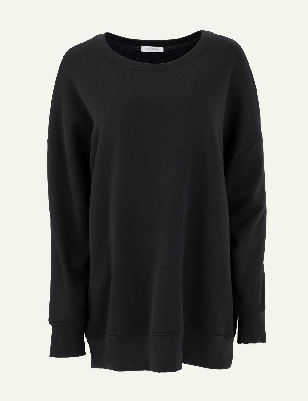 Philosophy women's off-black oversized sweatshirt