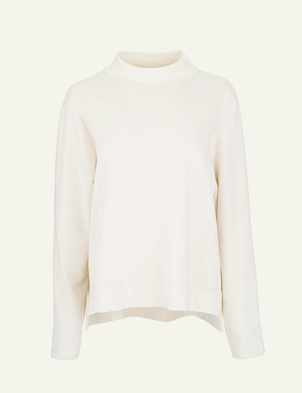 Philosophy women's off-white mock-neck sweatshirt top
