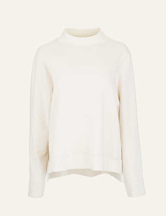 Philosophy women's off-white mock-neck sweatshirt top