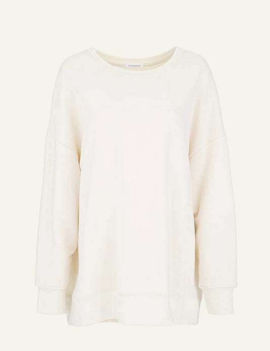 Philosophy women's off-white oversized sweatshirt