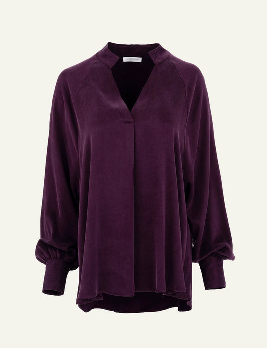 Philosophy women's purple cupro viscose blouse product shot
