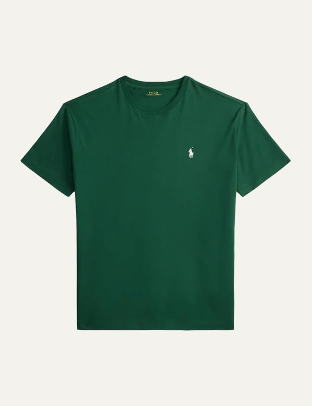 Polo Ralph Lauren green regular fit t-shirt me white pony front view