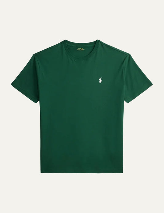Polo Ralph Lauren green regular fit t-shirt me white pony front view