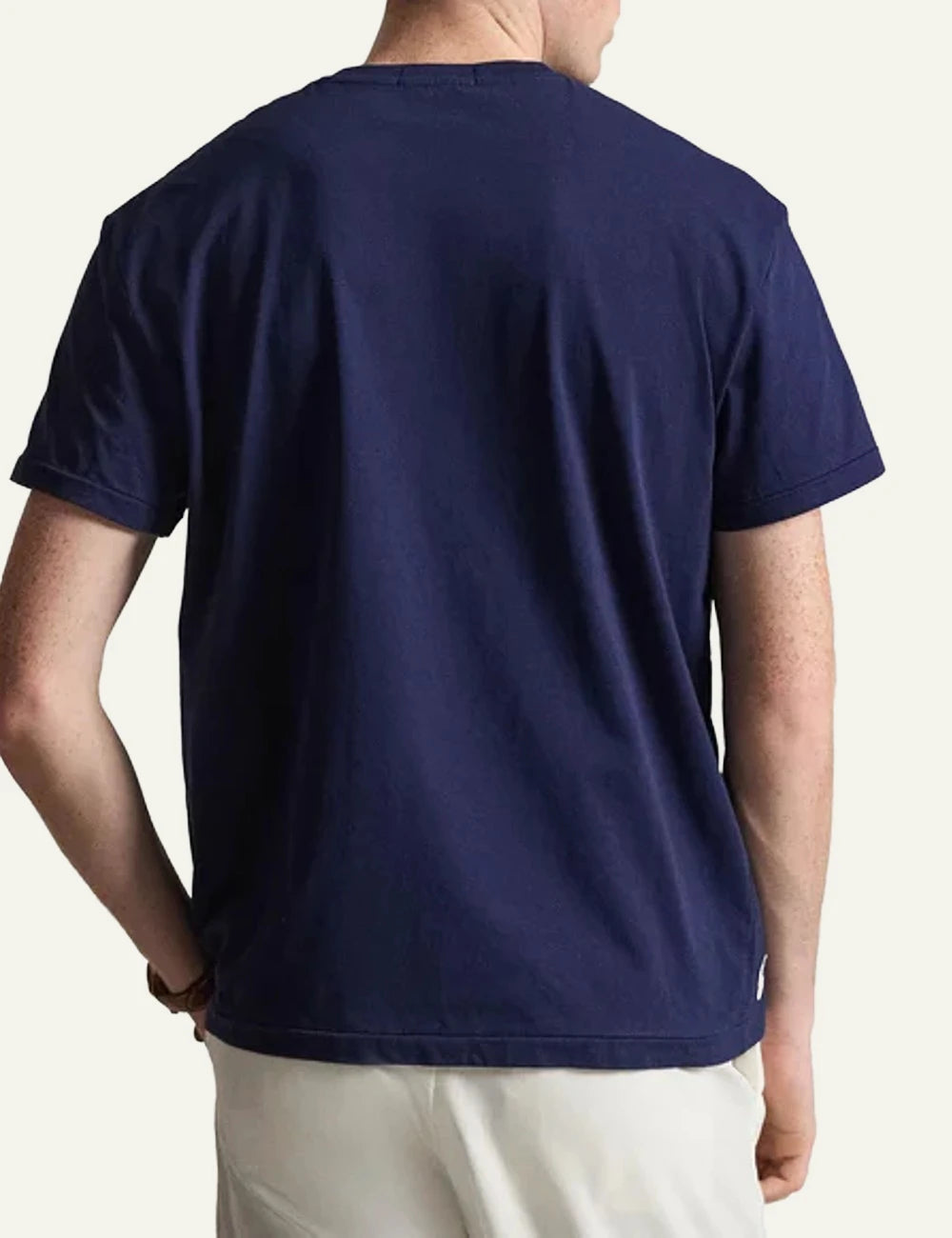 Polo Ralph Lauren navy t-shirt with POLO R.L. logo back view