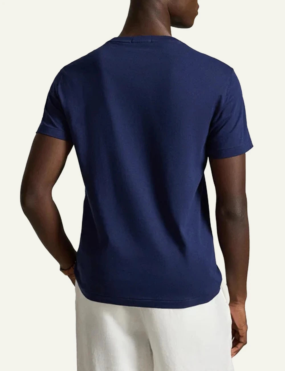 Polo Ralph Lauren navy t-shirt with Polo Bear graphic back view