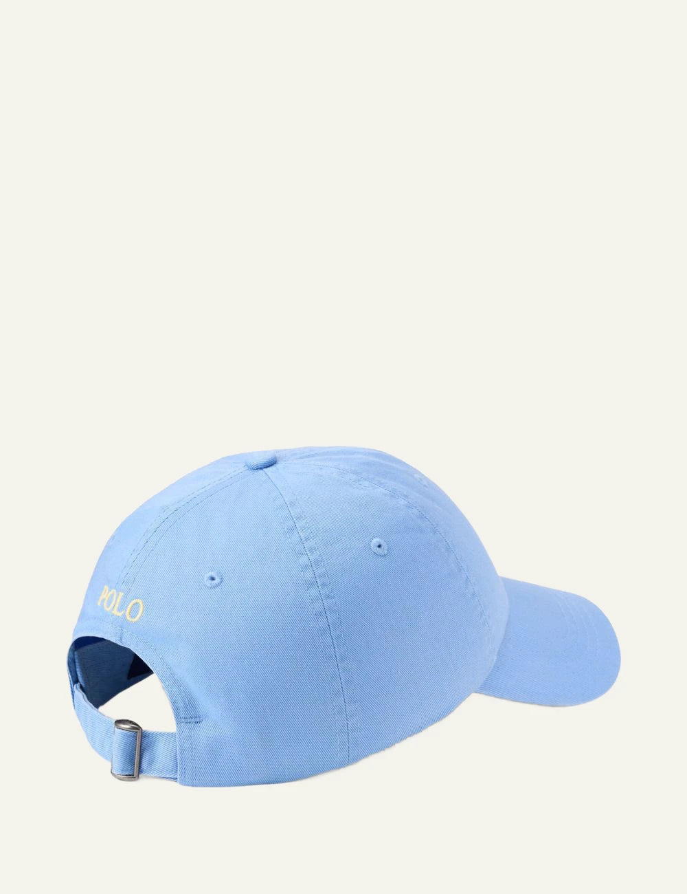 Polo Ralph Lauren light blue cap with POLO back view