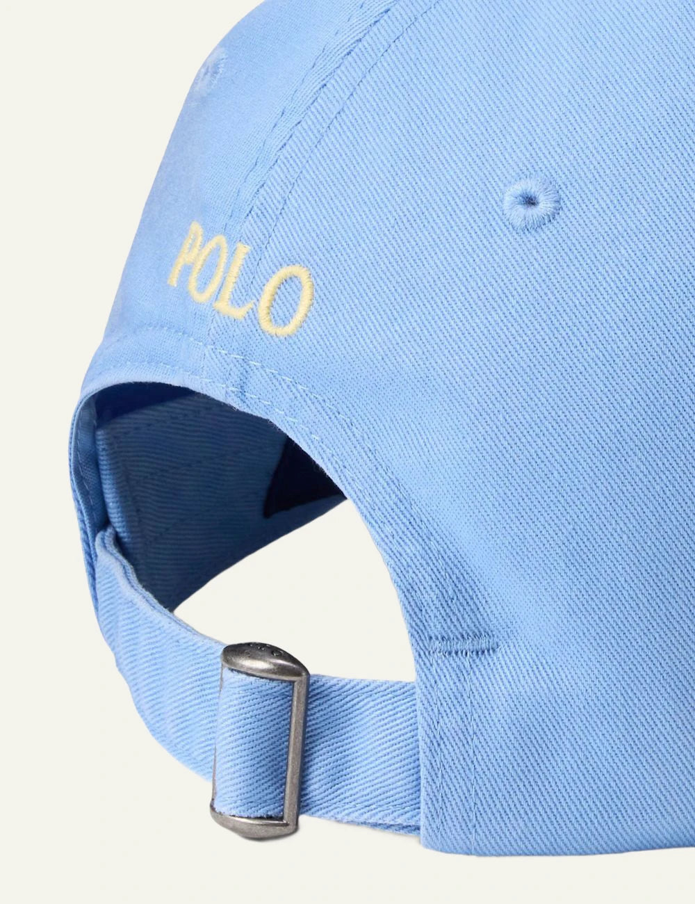 Polo Ralph Lauren light blue cap with POLO back logo detail