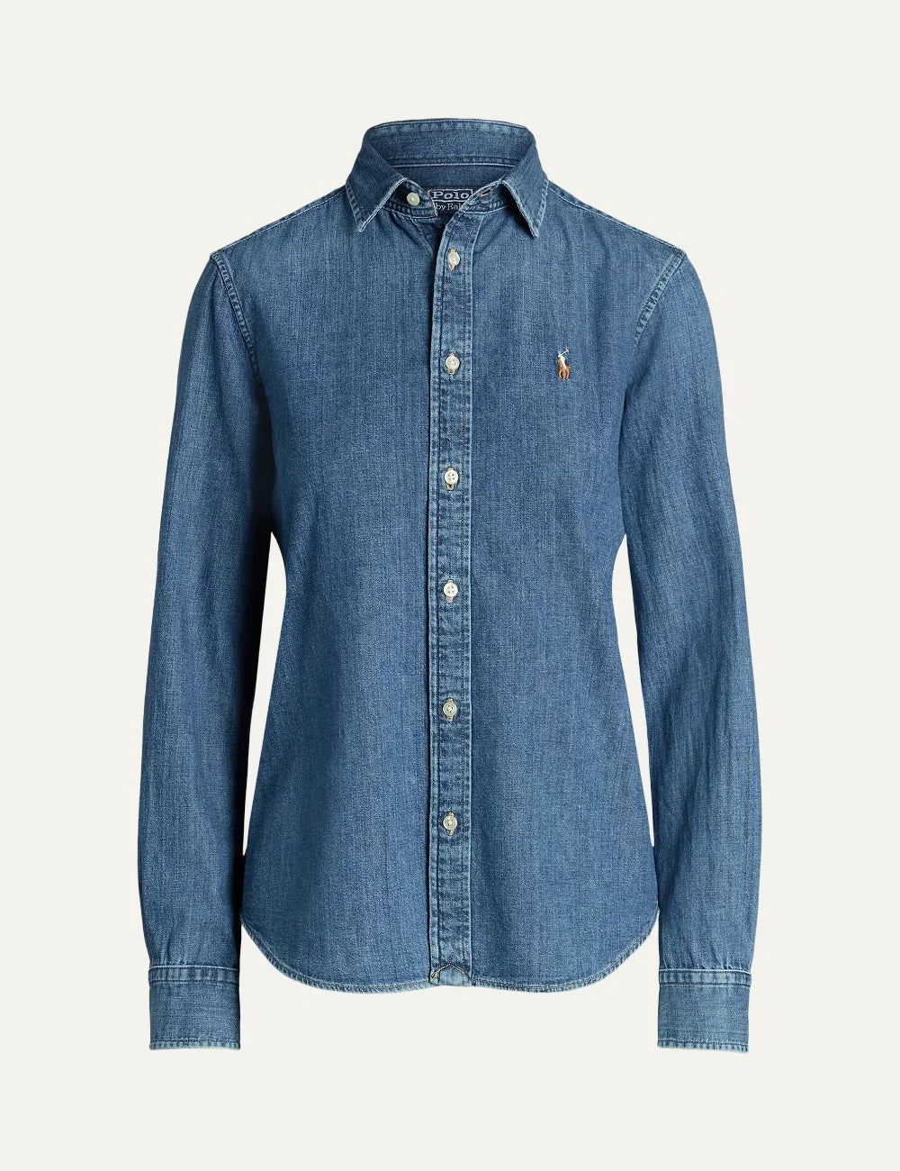 Polo Ralph Lauren women's blue denim cotton shirt