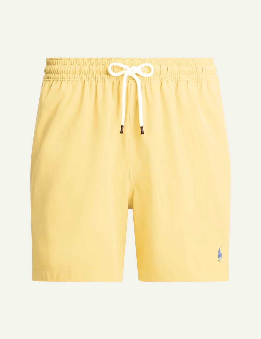 polo ralph lauren yellow swim shorts classic fit pony logo front view