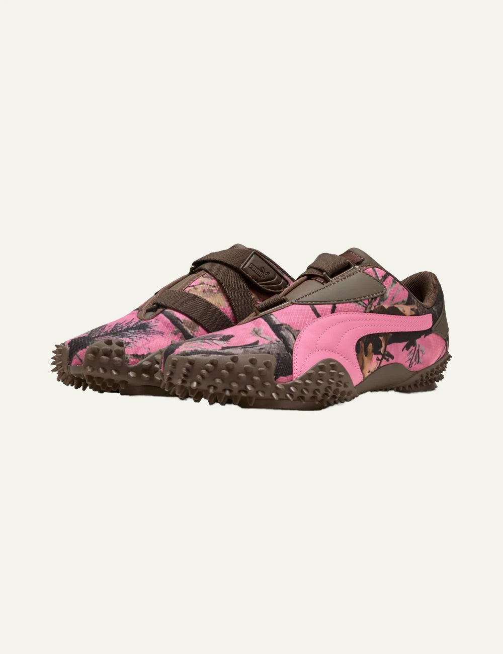 Puma Mostro Camo II chocolate strawberry profil view camo upper
