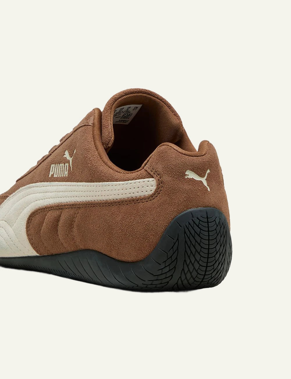 Puma Speedcat OG Motorsport haute coffee angled back view 