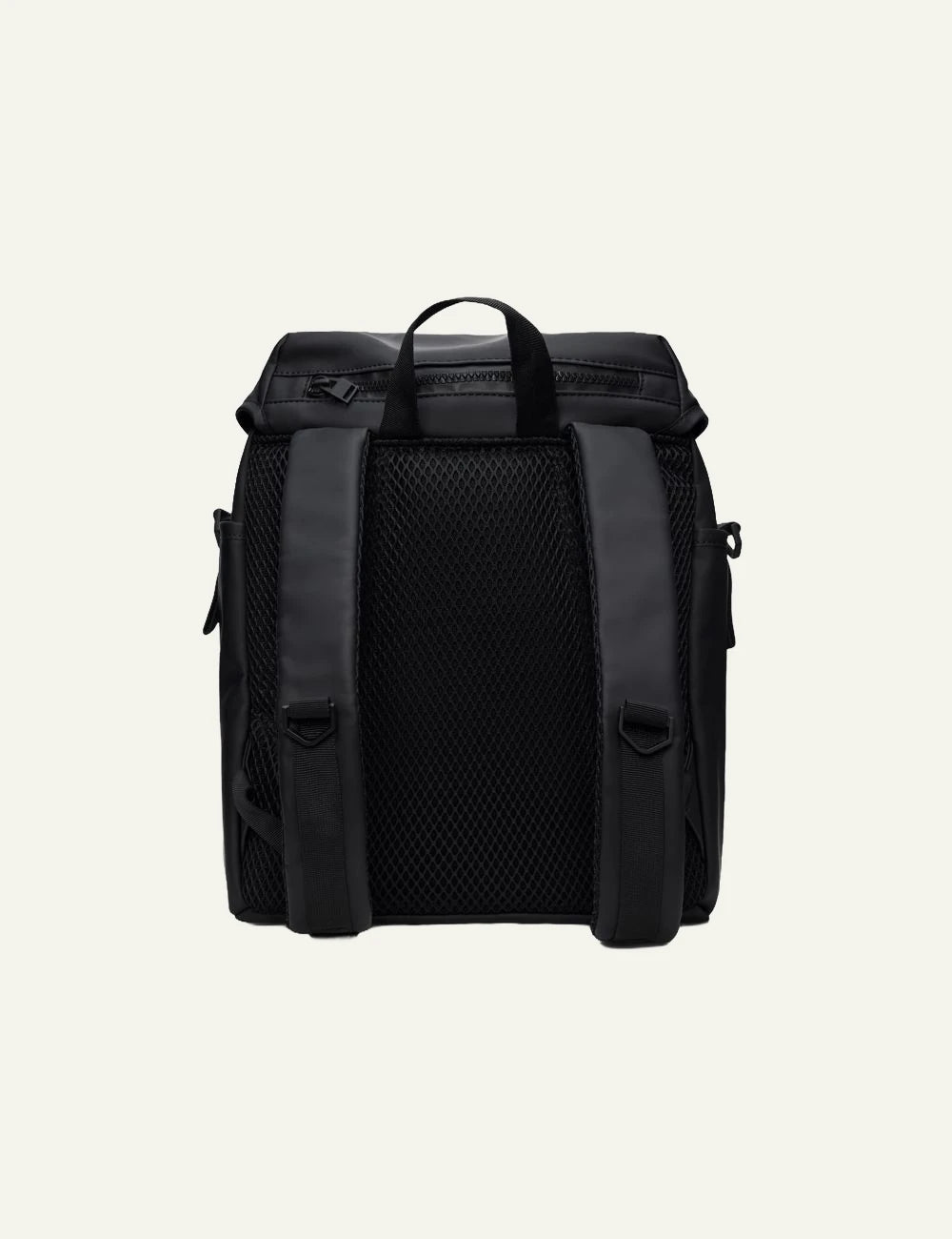 Rains Backpack Black back view