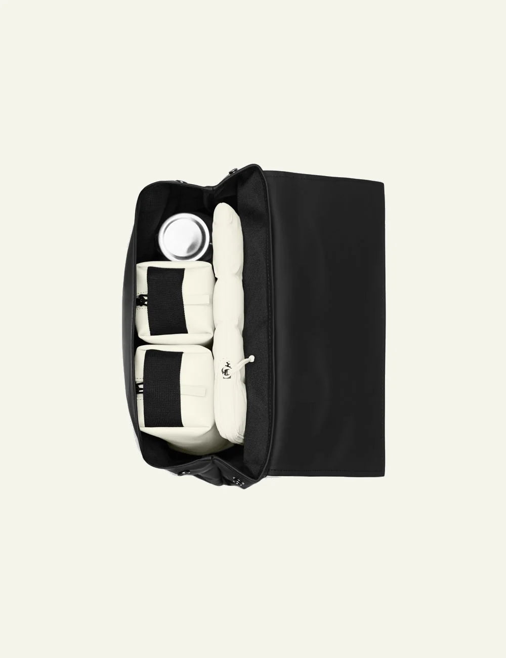 Rains Backpack Black top view