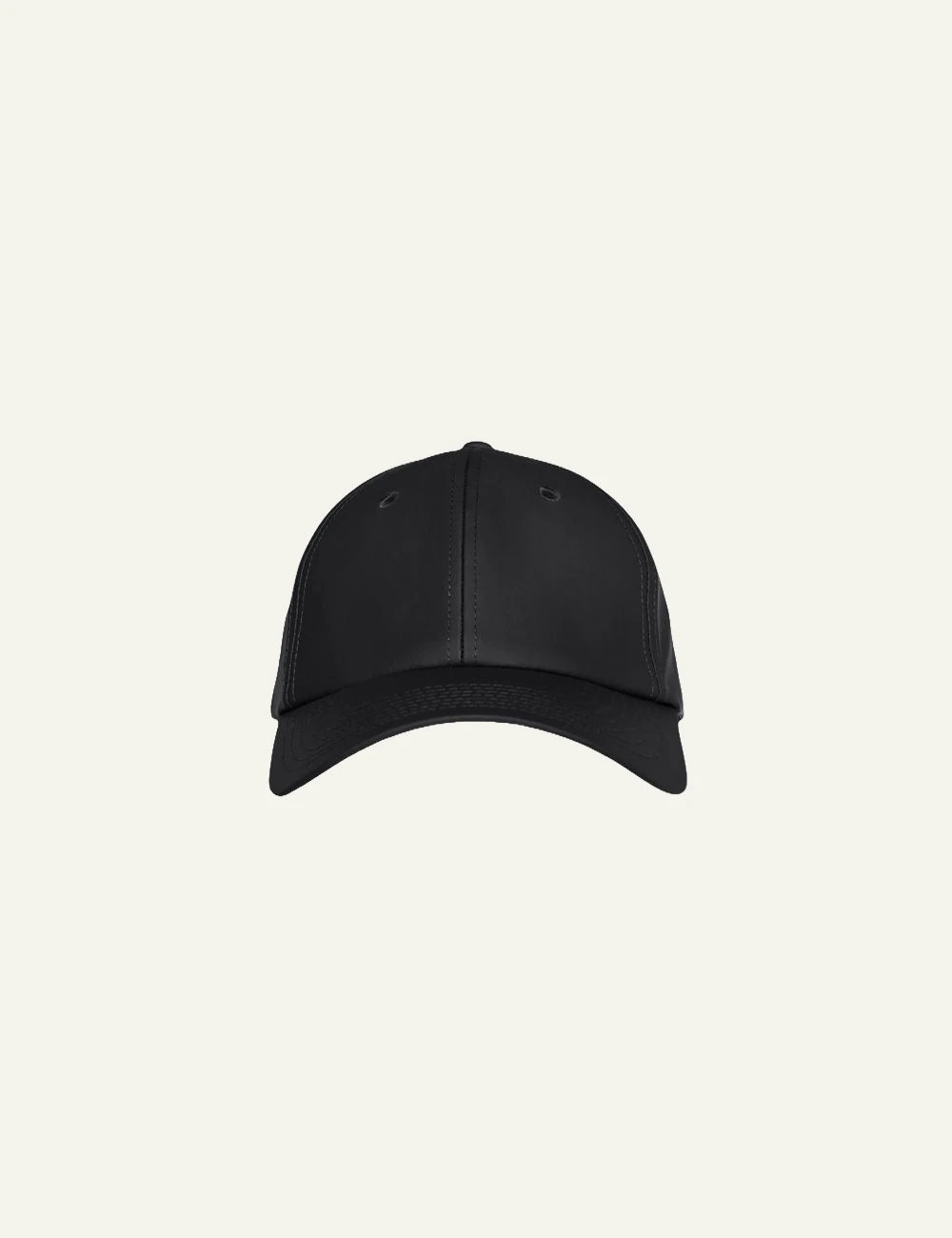 Rains Cap Black front view
