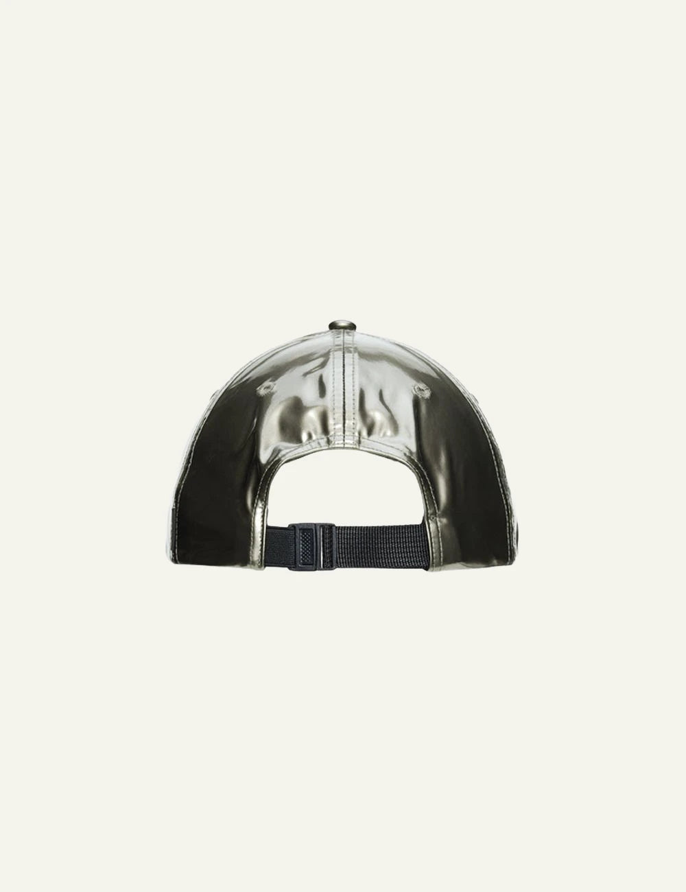 Rains Cap Shiny Olive back view