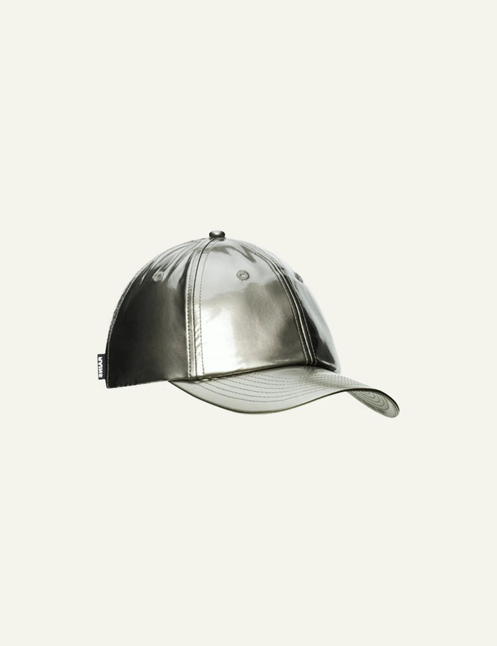 Rains Cap Shiny Olive side view