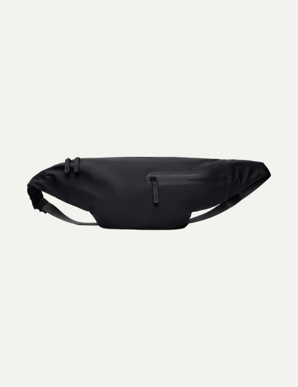 Rains Unisex Black Waterproof Bum Bag